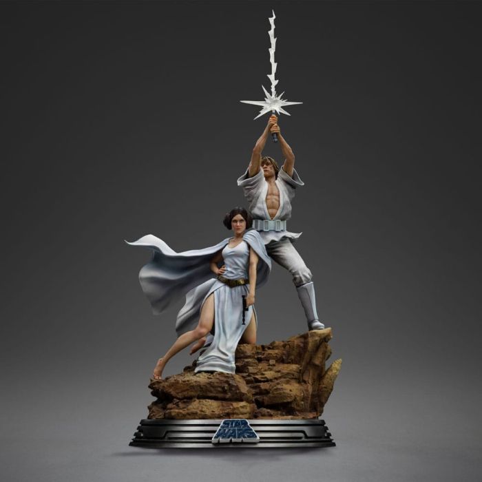 Star Wars Deluxe Art Scale Statue 1/10 Luke and Leia 41 cm              
