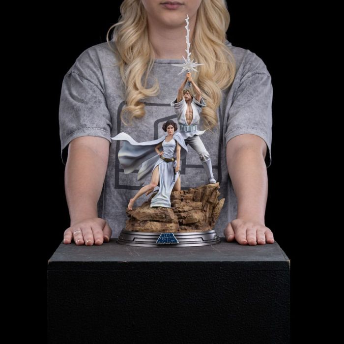 Star Wars Deluxe Art Scale Statue 1/10 Luke and Leia 41 cm              