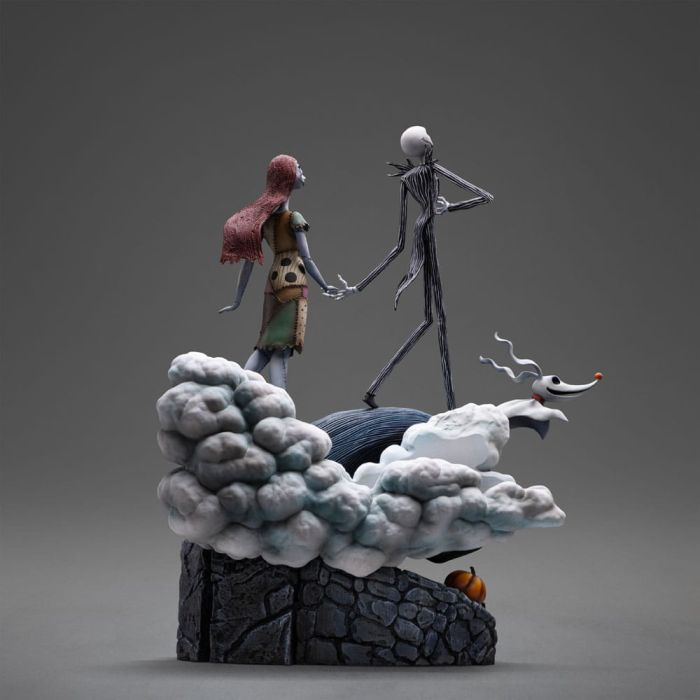 Nightmare before Christmas Deluxe Art Scale Statue 1/10 Jack and Sally 39 cm   