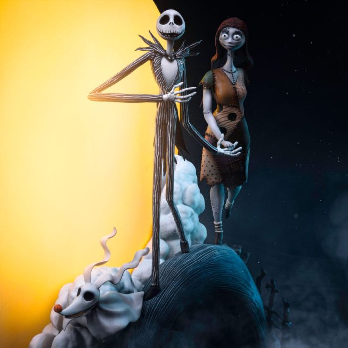 Nightmare before Christmas Deluxe Art Scale Statue 1/10 Jack and Sally 39 cm   