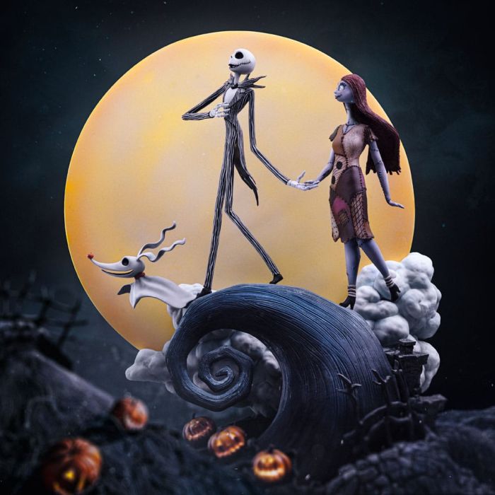 Nightmare before Christmas Deluxe Art Scale Statue 1/10 Jack and Sally 39 cm   