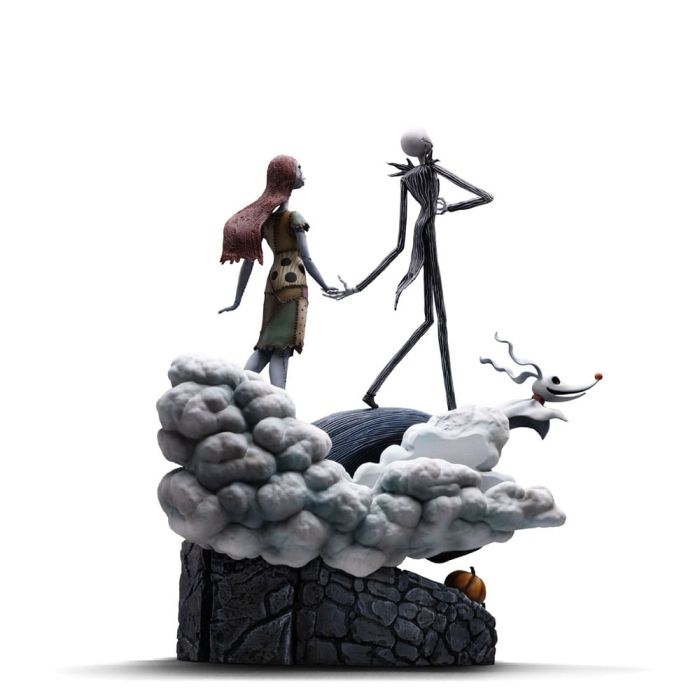 Nightmare before Christmas Deluxe Art Scale Statue 1/10 Jack and Sally 39 cm   