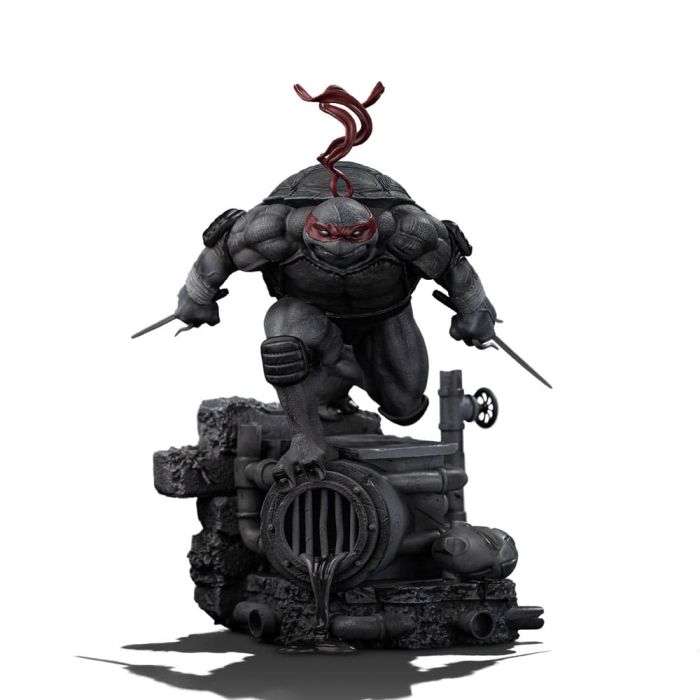 Teenage Mutant Ninja Turtles Art Scale Statue 1/10 Raphael Black and White Variant 26 cm heo exclusive