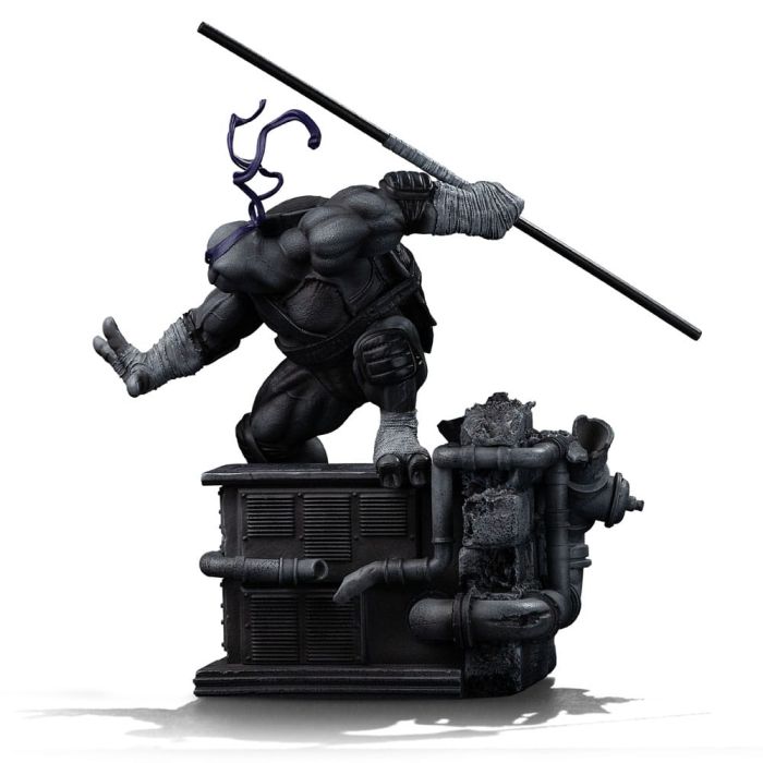 Teenage Mutant Ninja Turtles Art Scale Statue 1/10 Donatello Black and White Variant 26 cm heo exclusive