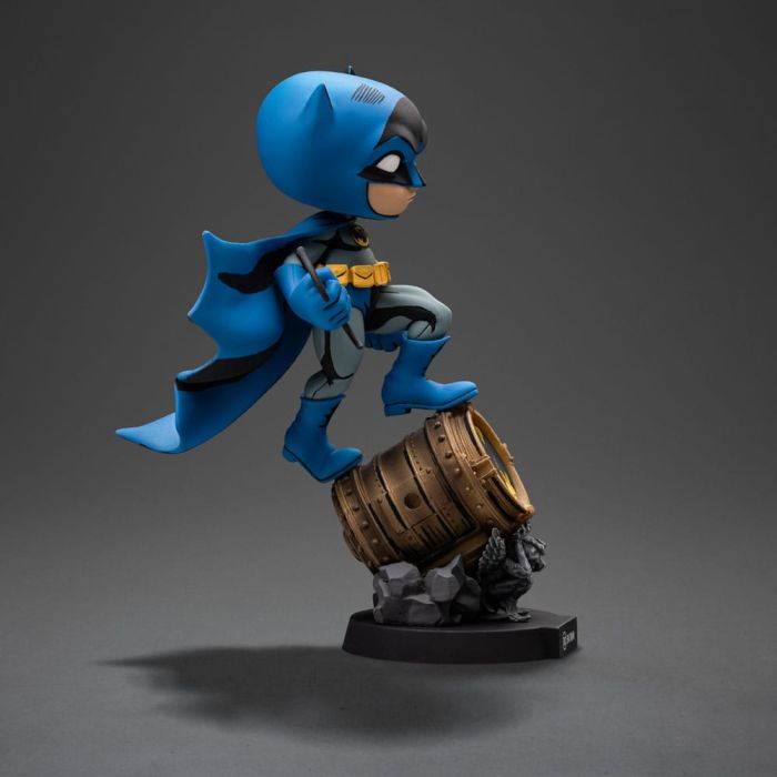 Batman Mini Co. PVC Figure Batman on Bat-Signal (Blue Variant) 15 cm