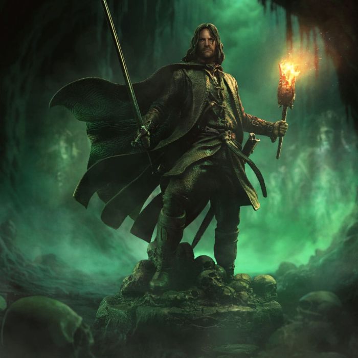 The Lord of the Rings Art Scale Statue 1/10 Aragorn Unleashed 31 cm 