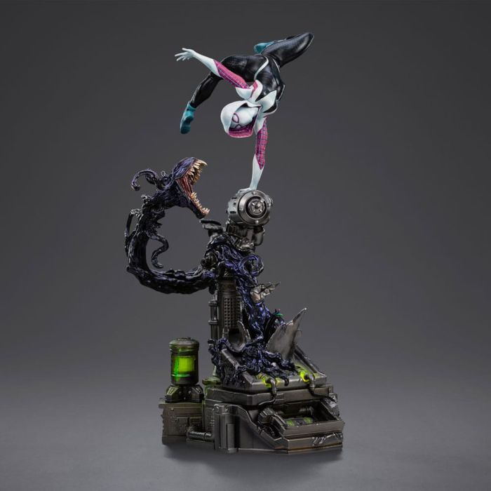 Spider-Man vs Villains Art Scale Statue 1/10 Ghost Spider Diorama  34 cm