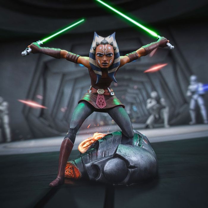 Star Wars: The Clone Wars Art Scale Statue 1/10 Ahsoka Tano 19 cm        