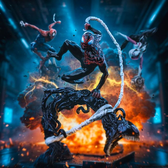 Spider-Man vs. Villains Diorama BDS Art Scale Statue 1/10 Miles Morales 32 cm  