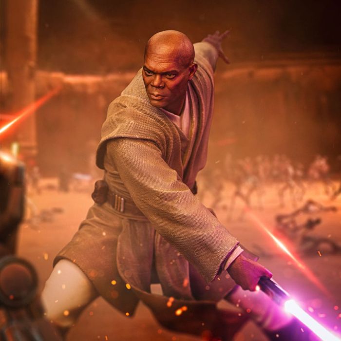 Star Wars Art Scale Statue 1/10 Mace Windu 18 cm              