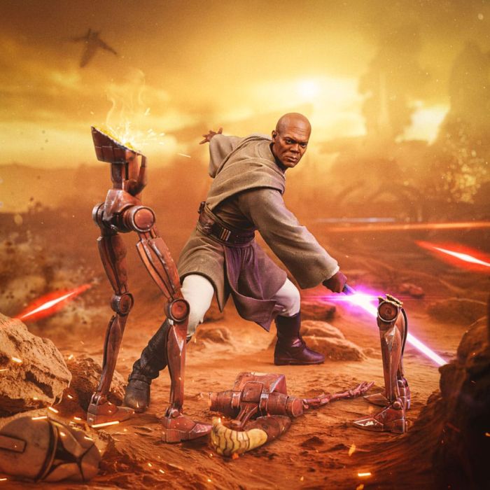 Star Wars Art Scale Statue 1/10 Mace Windu 18 cm              