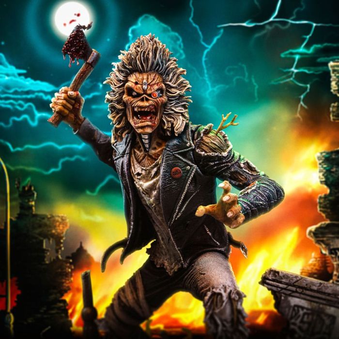 Iron Maiden Art Scale Statue 1/10 Eddie 50th Year Anniversary 22 cm 