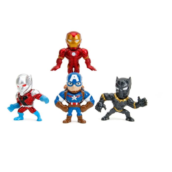 Avengers Nano Metalfigs Diecast Mini Figures 4-Pack 6 cm 