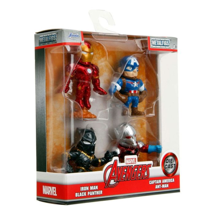 Avengers Nano Metalfigs Diecast Mini Figures 4-Pack 6 cm 