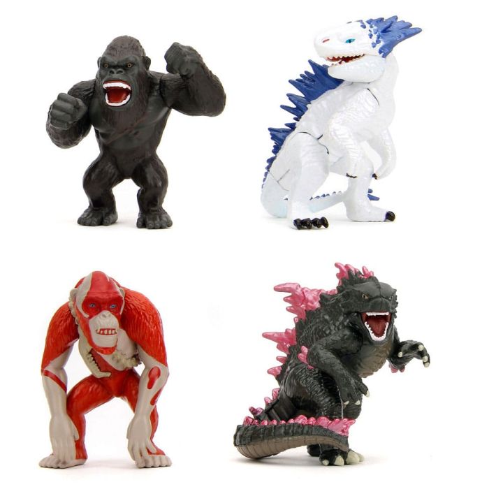 Godzilla Nano Metalfigs Diecast Mini Figures 4-Pack Wave 1 4 cm    