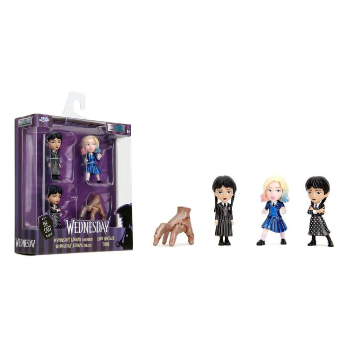 Wednesday Nano Metalfigs Diecast Mini Figures 4-Pack Wave 1 4 cm    