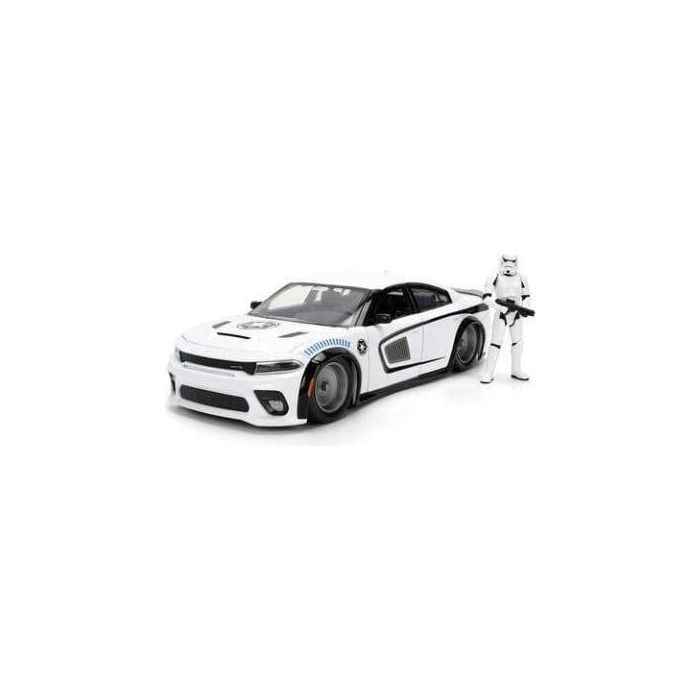 Star Wars Diecast Model 1:24 Stormtrooper Dodge Charger SRT Hellcat