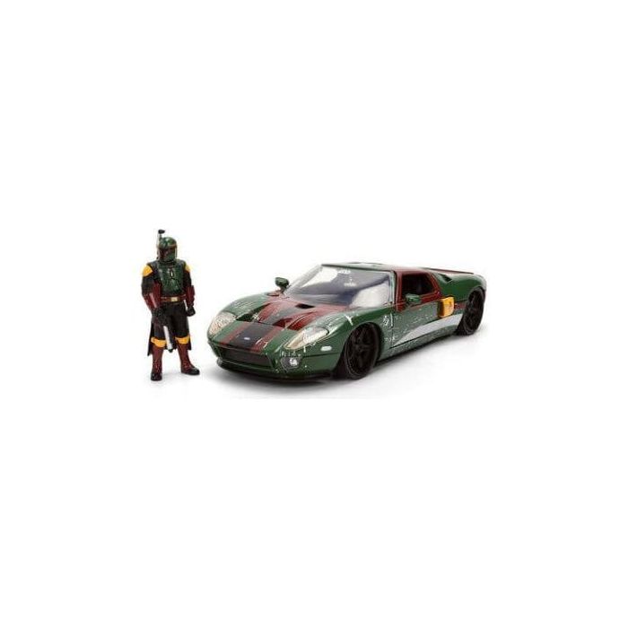 Star Wars Diecast Model 1:24 Boba Fett 2005 Ford GT