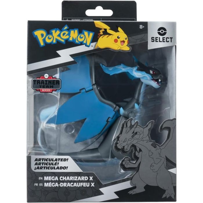 Pokémon Select Super-Articulated Figure Mega Charizard X 15 cm