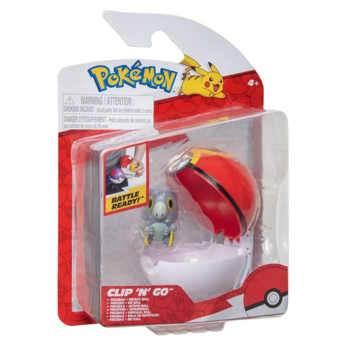 Pokémon Clip 'n' Go Action Figure Wave 21 Frigibax & Repeat Ball