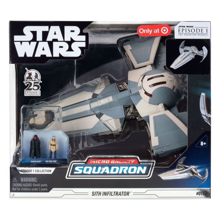 Star Wars Vehicle with Figure Deluxe Sith Infiltrator Episode 1 Collection 20 cm   