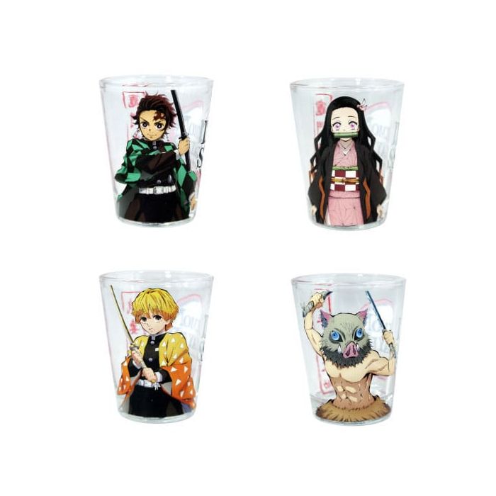 Demon Slayer Shot Glasses 4-Pack Group 59 ml