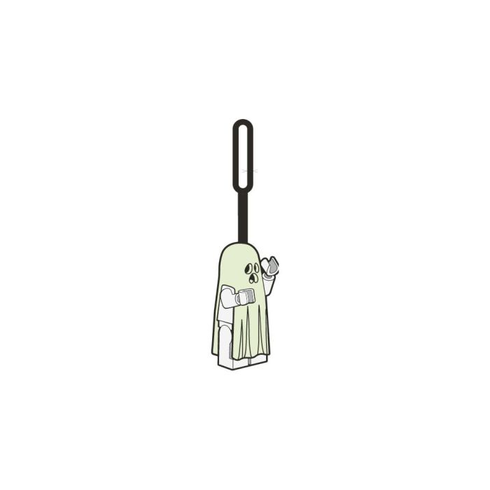 LEGO Minifigures Luggage tag Ghost Glow in the Dark 10 cm   