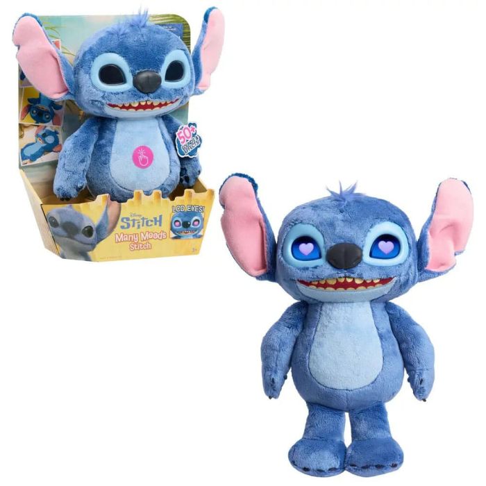 Lilo & Stitch Plush Figure with LCD Visual Effects and Sounds The Many Mood Stitch 36 cm