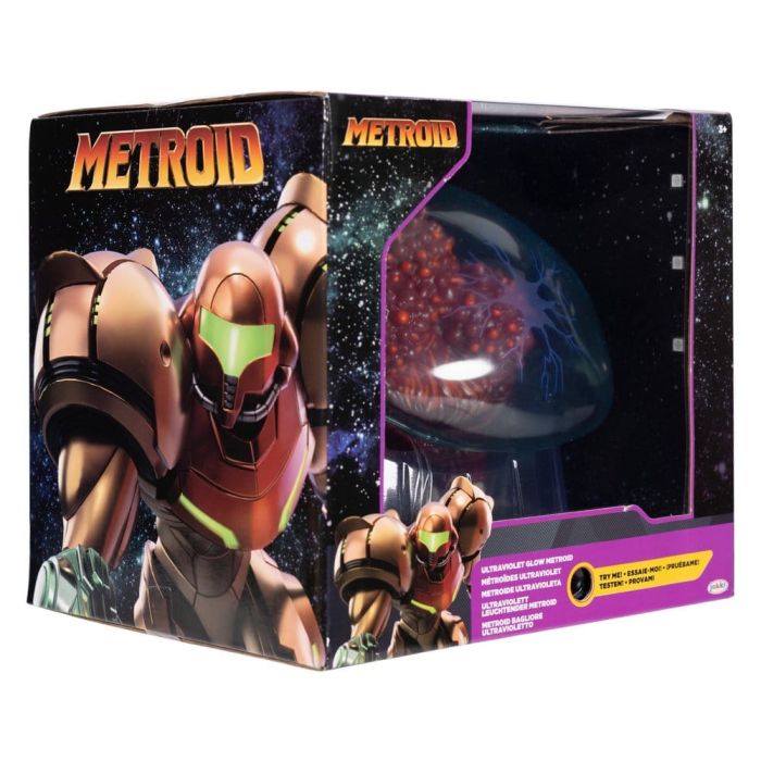 World of Nintendo Metroid Prime Actionfigure Metroid Ultraviolet Glow 15 cm    
