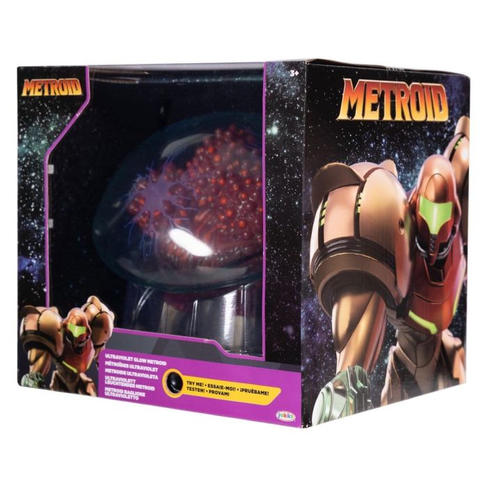 World of Nintendo Metroid Prime Actionfigure Metroid Ultraviolet Glow 15 cm    