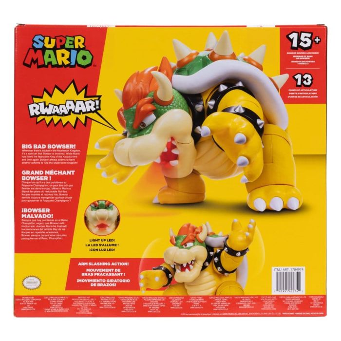 Super Mario Action Figure Big Bad Bowser 30 cm
