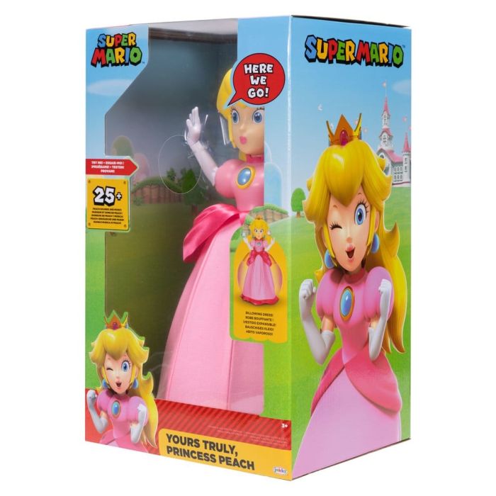 Super Mario Talking Action Figure Yours Truly Princess Peach 36 cm
