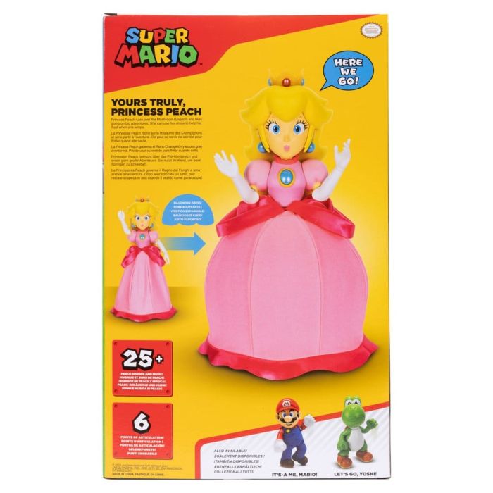 Super Mario Talking Action Figure Yours Truly Princess Peach 36 cm