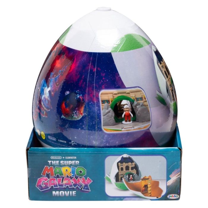 The Super Mario Galaxy Movie Playset with 2 Mini Figures Yoshi Egg