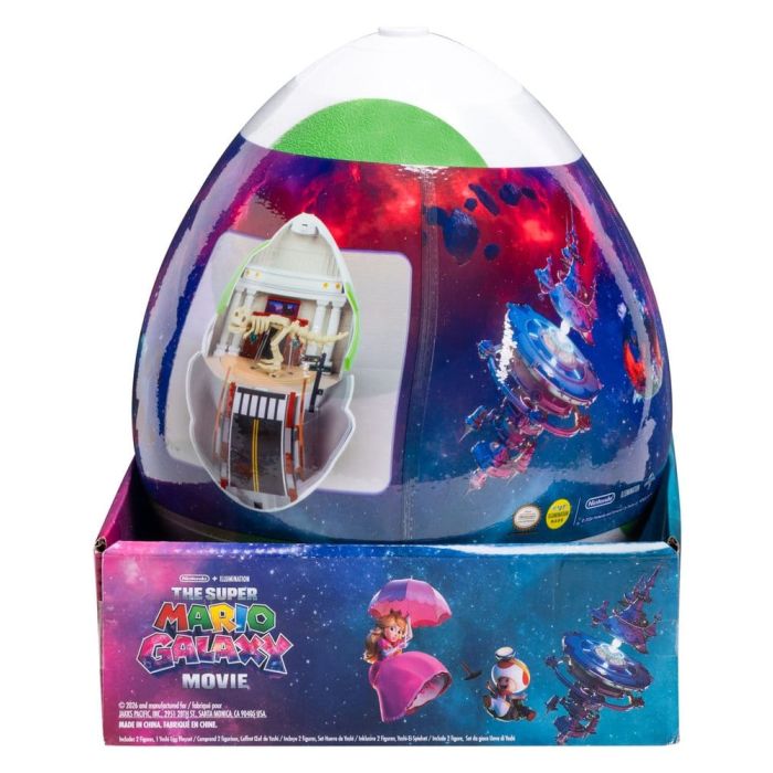 The Super Mario Galaxy Movie Playset with 2 Mini Figures Yoshi Egg