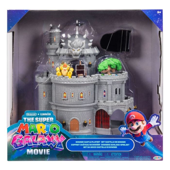 The Super Mario Galaxy Movie Deluxe Playset with 1 Mini Figure Bowser Castle