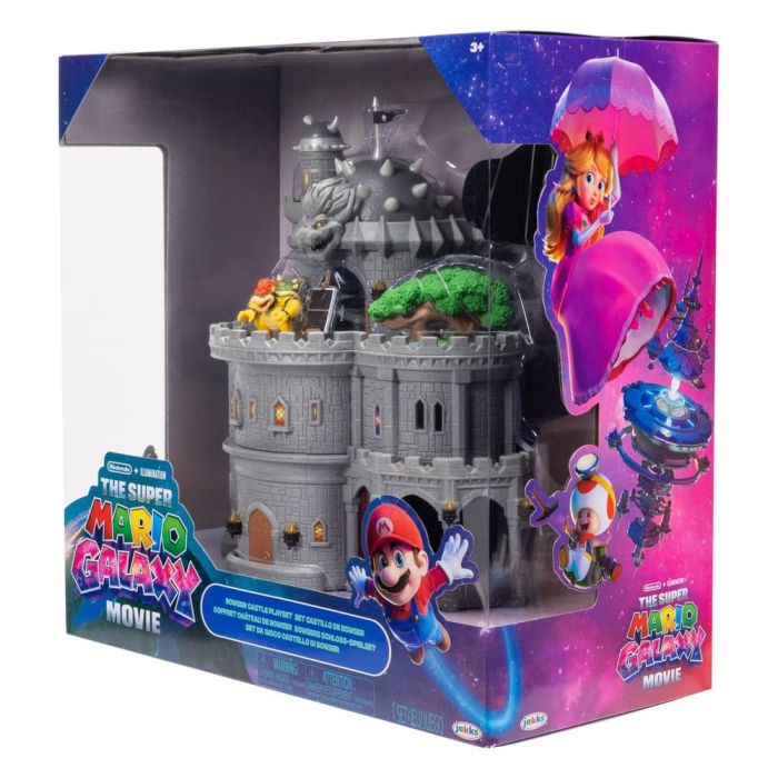 The Super Mario Galaxy Movie Deluxe Playset with 1 Mini Figure Bowser Castle