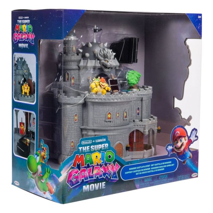 The Super Mario Galaxy Movie Deluxe Playset with 1 Mini Figure Bowser Castle