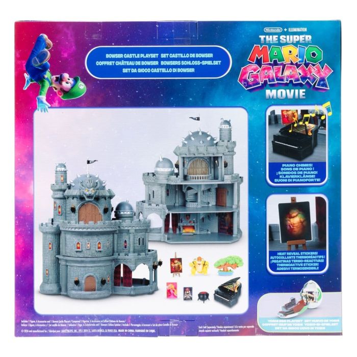 The Super Mario Galaxy Movie Deluxe Playset with 1 Mini Figure Bowser Castle