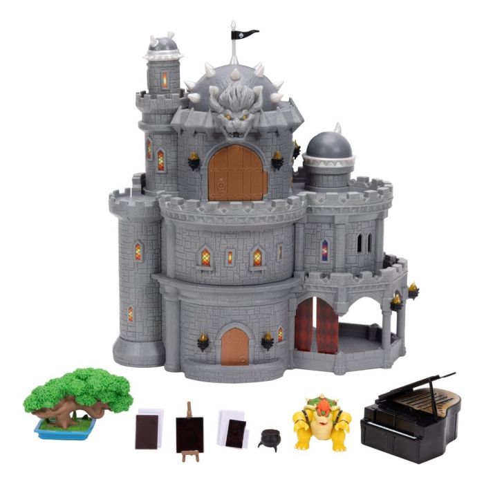 The Super Mario Galaxy Movie Deluxe Playset with 1 Mini Figure Bowser Castle