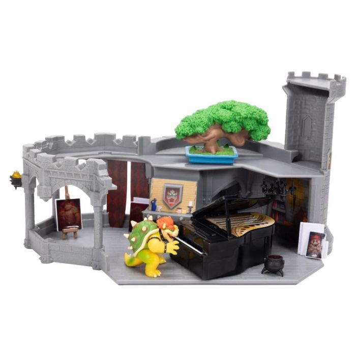 The Super Mario Galaxy Movie Deluxe Playset with 1 Mini Figure Bowser Castle