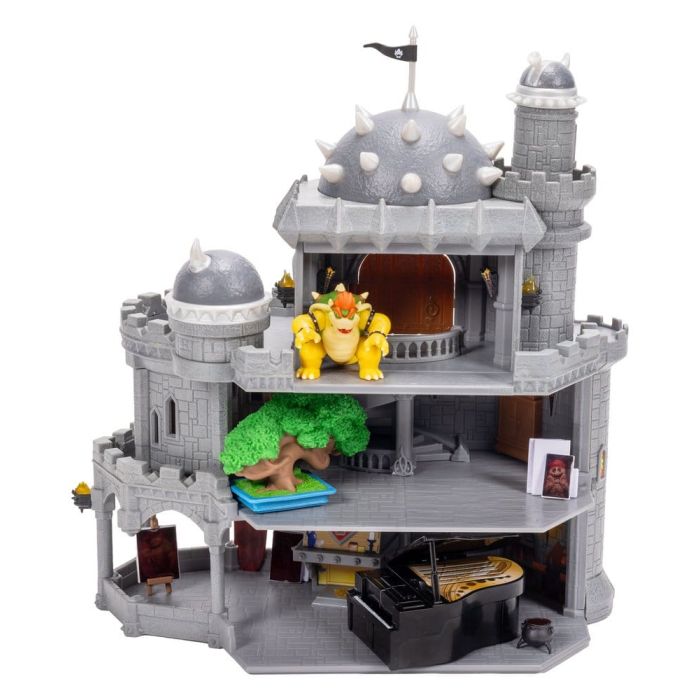 The Super Mario Galaxy Movie Deluxe Playset with 1 Mini Figure Bowser Castle