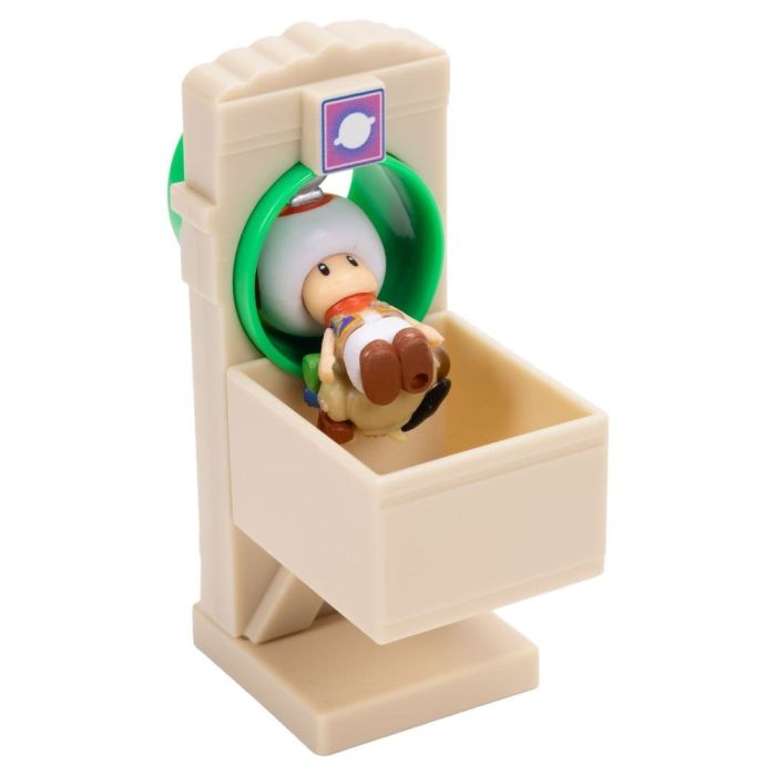 The Super Mario Galaxy Movie Diorama with 2 Mini Figures Gateway Galaxy