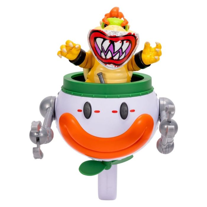 The Super Mario Galaxy Movie Action Figure Bowser Jr. with Clown Car 13 cm