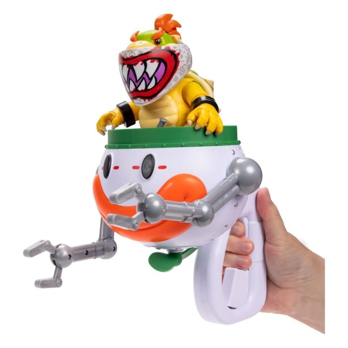 The Super Mario Galaxy Movie Action Figure Bowser Jr. with Clown Car 13 cm