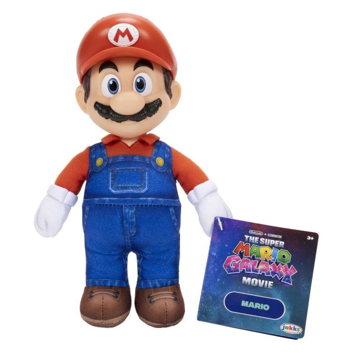 The Super Mario Galaxy Movie Plush Figure Mario 23 cm