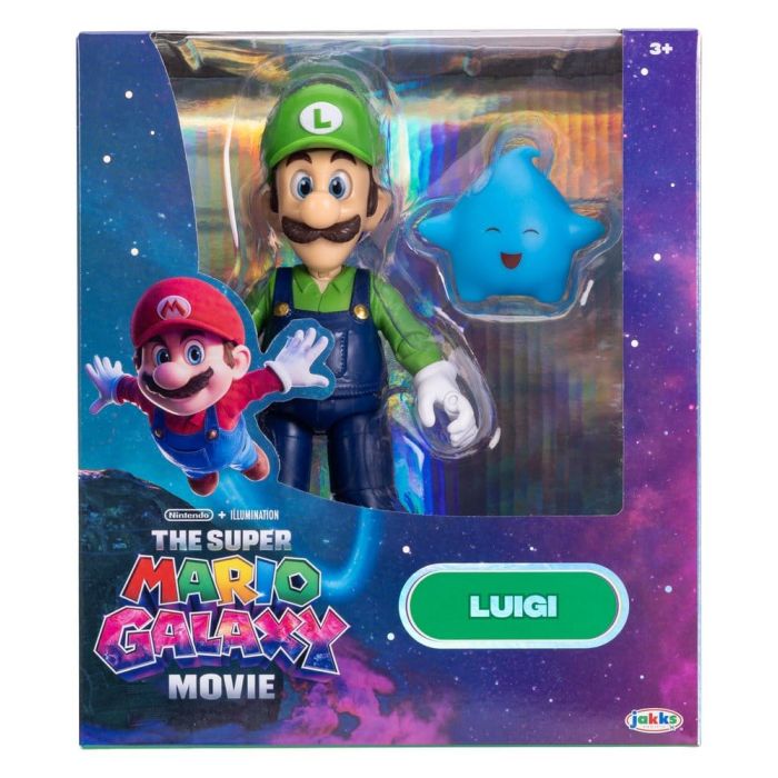The Super Mario Galaxy Movie Action Figure Luigi 13 cm