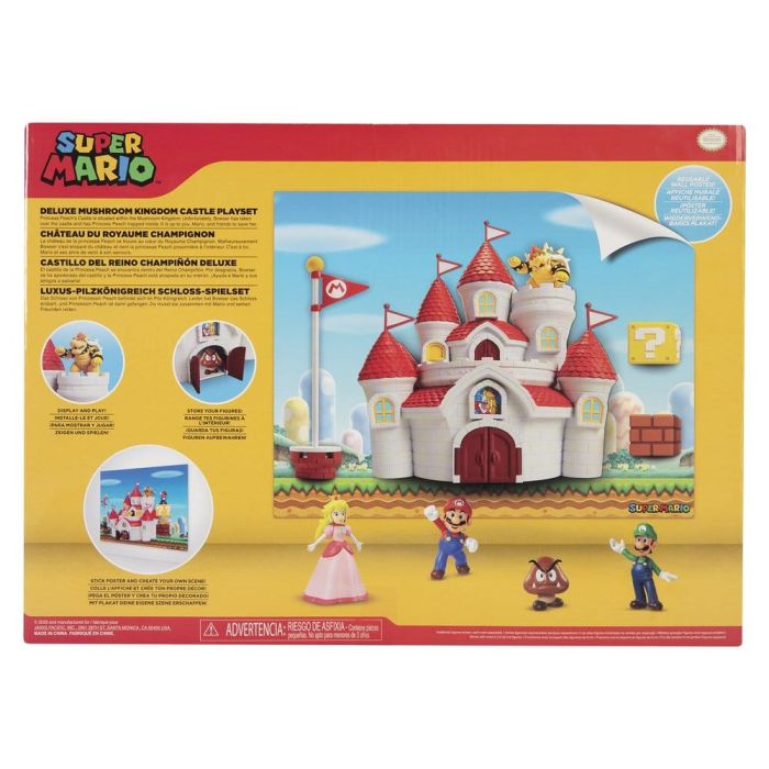 World of Nintendo Playset Super Mario Mushroom Kingdom Castle