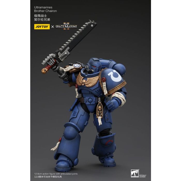 Warhammer 40k Action Figure 1/18 Uitramarines Brother Chairon 13 cm     