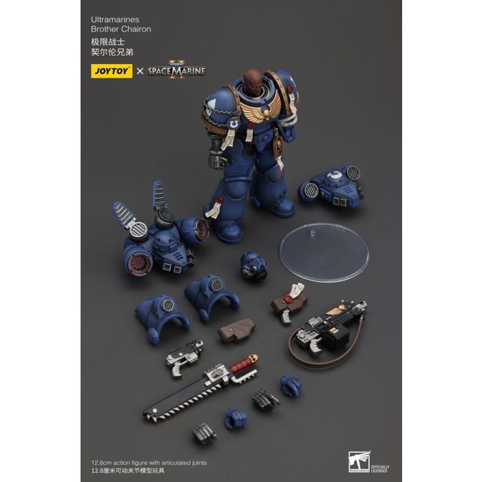 Warhammer 40k Action Figure 1/18 Uitramarines Brother Chairon 13 cm     